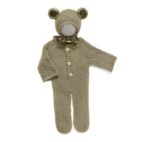 Thewasc Foto-Requisiten für Neugeborene, Jungen und Mädchen, Häkelkleidung, Mohair-Hut, Hose, Foto-Requisiten, Kostüm-Set Thewasc Foto-Requisiten für Neugeborene, Jungen und Mädchen, Häkelkleidung, Mohair-Hut, Hose, Foto-Requisiten, Kostüm-Set von Thewasc