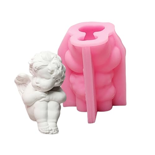 Thewasc Kleine Jungen, Epoxidharz-Formen, Gussteile, Silikon, Ornament, Pflaster, Backen für Bastelarbeiten, Baby, kleine Jungen, Silikon, Ornament, Seife, Epoxidharz von Thewasc