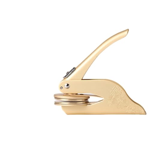 Thewasc Metallsiegel-Prägestempel, praktischer Prägestempel, personalisierbar, Papierprägezange für Bücher, Umschläge, Papier Thewasc Metallsiegel-Prägestempel, praktischer Prägestempel, personalisierbar, Papierprägezange für Bücher, Umschläge, Papier von Thewasc
