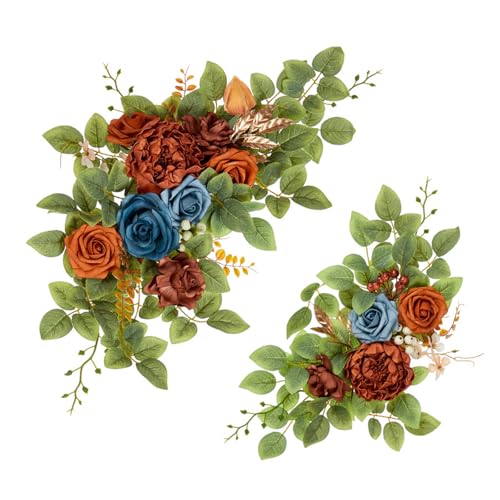 Thewasc Realistische florale gewölbte Türverzierungen, bunte Seidenblumen-Dekorationen für erfreuliche Anlässe und Zeremonie-Hintergründe Thewasc Realistische florale gewölbte Türverzierungen, bunte Seidenblumen-Dekorationen für erfreuliche Anlässe und Zeremonie-Hintergründe von Thewasc