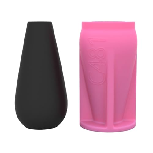 Vasen-Silikonform, einfacher Make-up-Stifthalter, Harzform, runde Form, Blumenvase, Ornament, Epoxidform, Heimdekorationen Vasen-Silikonform, einfacher Make-up-Stifthalter, Harzform, runde Form, Blumenvase, Ornament, Epoxidform, Heimdekorationen von Thewasc