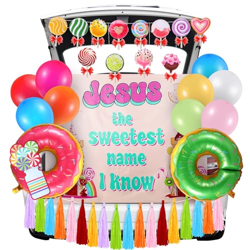 Thiccywoov Halloween religiöse Kofferraum- oder Leckerei-Auto-Dekorationssets, Süßigkeiten, Auto, Torbogen, Garage, Dekorationen, Jesus der süßeste Name, den ich kenne, Lutscher-Hintergrund, Desserts Thiccywoov Halloween religiöse Kofferraum- oder Leckerei-Auto-Dekorationssets, Süßigkeiten, Auto, Torbogen, Garage, Dekorationen, Jesus der süßeste Name, den ich kenne, Lutscher-Hintergrund, Desserts von Thiccywoov