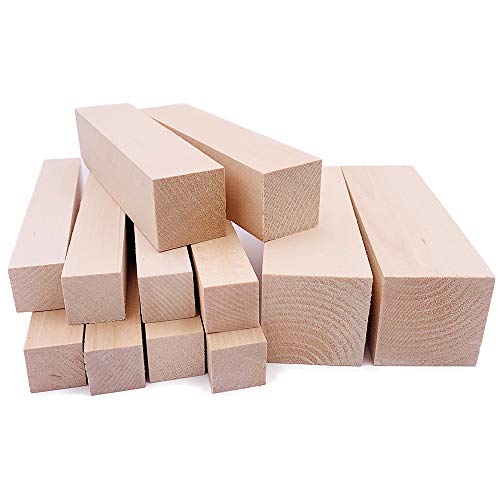 12 Stk Schnitzholz Schnitzen Natürlich Lindenholz Rohlinge Balsaholz zum Schnitzen Holzblöcke Unbehandelt Schnitzblock Basswood Carving Blocks für DIY Schnitzer 12 Stk Schnitzholz Schnitzen Natürlich Lindenholz Rohlinge Balsaholz zum Schnitzen Holzblöcke Unbehandelt Schnitzblock Basswood Carving Blocks für DIY Schnitzer von Thiecoc
