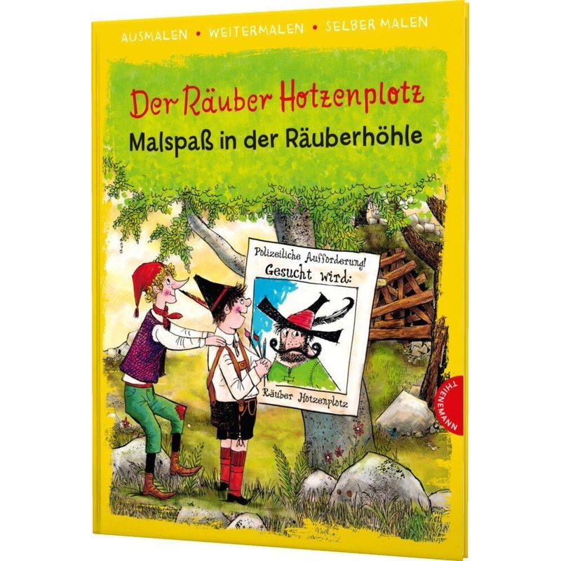 Der Räuber Hotzenplotz - Malspaß In Der Räuberhöhle - Otfried Preußler, Pappband von Thienemann in der Thienemann-Esslinger Verlag GmbH