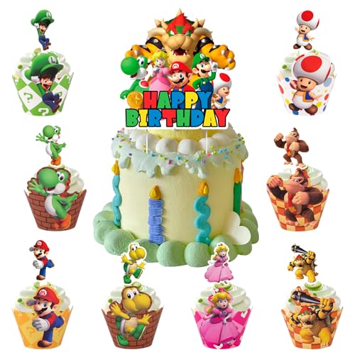 Cupcake Toppers Tortenfiguren Kuchen Dekoration Tortendeko (005) von Thingehoy
