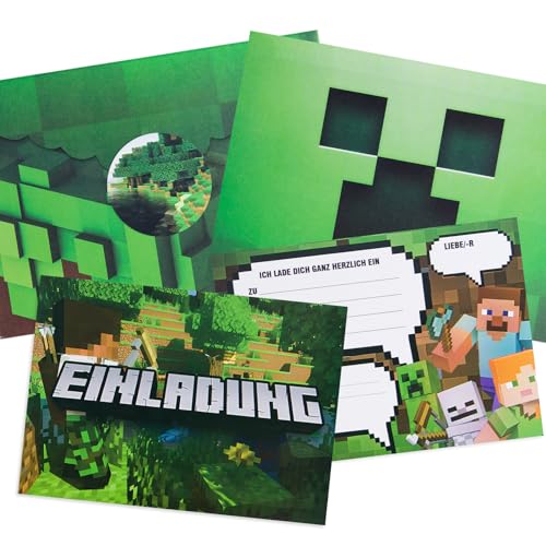 Thingehoy Einladungskarten Kindergeburtstag Junge Deutsch, Einladungskarten Geburtstag Kinder, 12er Set Mit Umschlag Thingehoy Einladungskarten Kindergeburtstag Junge Deutsch, Einladungskarten Geburtstag Kinder, 12er Set Mit Umschlag von Thingehoy