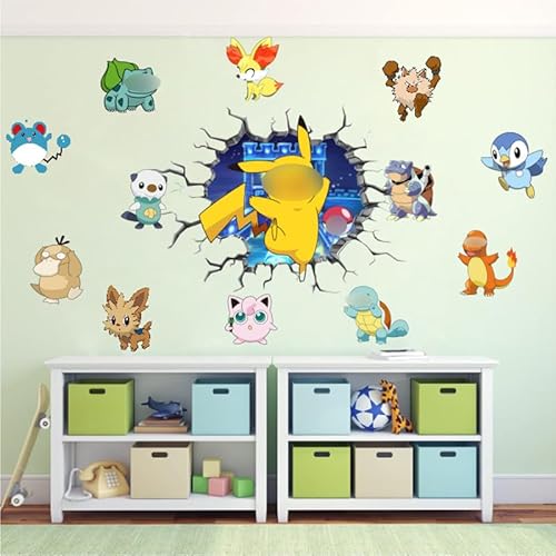 Thingehoy Wandtattoo Kinderzimmer Junge, Anime Wandtattoos Aufkleber Kinder, Wandaufkleber Kinderzimmer, Wandsticker Kinderzimmer Jungen, Wall Stickers Kids Bedroom, Wanddekoration Thingehoy Wandtattoo Kinderzimmer Junge, Anime Wandtattoos Aufkleber Kinder, Wandaufkleber Kinderzimmer, Wandsticker Kinderzimmer Jungen, Wall Stickers Kids Bedroom, Wanddekoration von Thingehoy