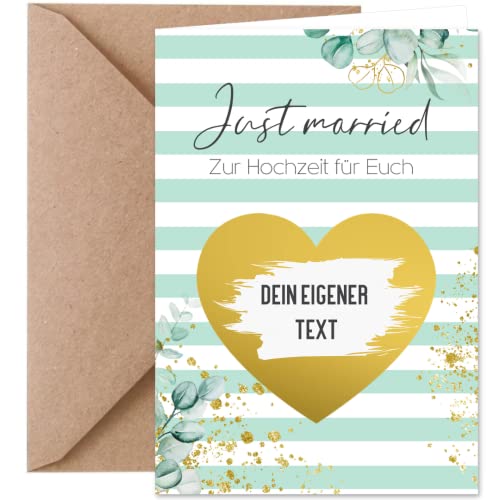 Rubbelkarte zur Hochzeit zum selber beschriften | Klappkarte DIN A6 Hochzeit inkl. Briefumschlag Recyclingpapier | Gutschein, Rubbellos Hochzeit | Geschenkidee Glückwunschkarte zur Hochzeit (Hochzeit) von Things of Happiness