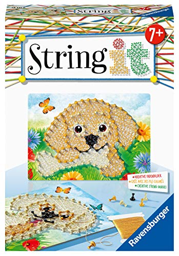 Ravensburger String it Ravensburger 18121 String it Mini Dogs - Kreative Fadenbilder mit süßen Hunden kinderleicht aus Kunststoffpins und bunten Fäden von ThinkFun