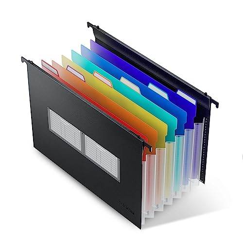 ThinkTex A4 Plastik Hängeregister Mappen mit Erweiterbaren Taschen, 7 Innovative 3cm Akkordeon-Taschen (Passend für Schrankbreite 32 cm -37 cm) ThinkTex A4 Plastik Hängeregister Mappen mit Erweiterbaren Taschen, 7 Innovative 3cm Akkordeon-Taschen (Passend für Schrankbreite 32 cm -37 cm) von ThinkTex