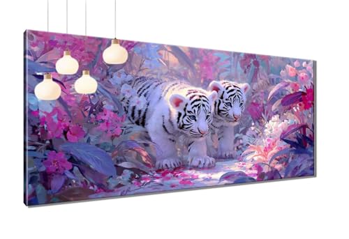 5D Diamond Painting Erwachsene Niedlich, Diamant Painting Bilder Tiger, DIY Cross Stickerei Malerei Kits, Runden Full Drill Mosaikherstellung Bastelset Erwachsene für Wand Dekor 80x160 cm T3-1172 5D Diamond Painting Erwachsene Niedlich, Diamant Painting Bilder Tiger, DIY Cross Stickerei Malerei Kits, Runden Full Drill Mosaikherstellung Bastelset Erwachsene für Wand Dekor 80x160 cm T3-1172 von Thooaixy