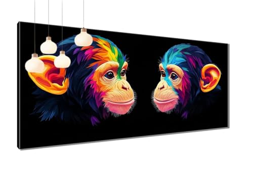 5D Diamond Painting Erwachsene Tier, Diamant Painting Bilder Affe, DIY Cross Stickerei Malerei Kits, Eckige Steine Full Drill Mosaikherstellung Bastelset Erwachsene für Wand Dekor 70x140 cm T3-1150 5D Diamond Painting Erwachsene Tier, Diamant Painting Bilder Affe, DIY Cross Stickerei Malerei Kits, Eckige Steine Full Drill Mosaikherstellung Bastelset Erwachsene für Wand Dekor 70x140 cm T3-1150 von Thooaixy