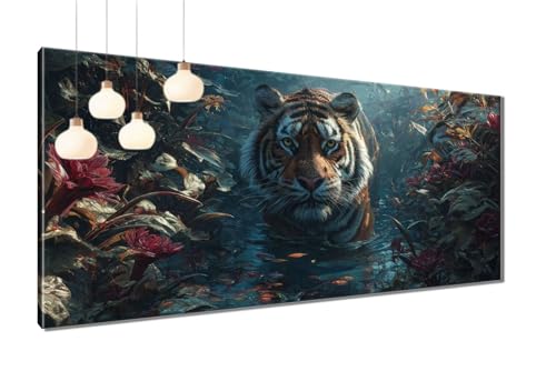 Diamond Painting Erwachsene Tiger, Diamant Painting Bilder Tropisch, DIY Cross Stickerei Malerei Kits, Eckige Steine Full Drill Mosaik Bastelset Erwachsene für Wand Dekor Geschenke 80x160 cm T3-1146 Diamond Painting Erwachsene Tiger, Diamant Painting Bilder Tropisch, DIY Cross Stickerei Malerei Kits, Eckige Steine Full Drill Mosaik Bastelset Erwachsene für Wand Dekor Geschenke 80x160 cm T3-1146 von Thooaixy