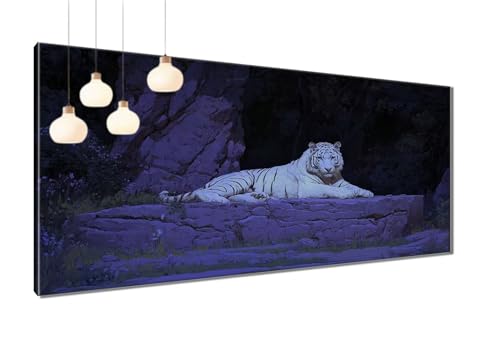 Diamond Painting XXL 60x120 cm, 5D Diamant Painting Bilder Dunkel Diamant Malerei Cross Stitch Stickerei Bastelset Erwachsene, DIY Tiger Diamond-Painting Erwachsene mit Zubehör für Wanddeko T3-1167 Diamond Painting XXL 60x120 cm, 5D Diamant Painting Bilder Dunkel Diamant Malerei Cross Stitch Stickerei Bastelset Erwachsene, DIY Tiger Diamond-Painting Erwachsene mit Zubehör für Wanddeko T3-1167 von Thooaixy