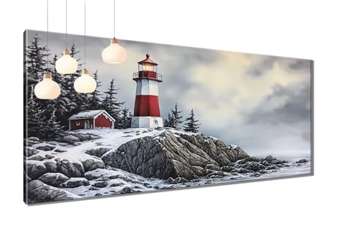 Diamond Painting XXL 60x120 cm, 5D Diamant Painting Bilder Leuchtturm Diamant Malerei Cross Stitch Stickerei Bastelset Erwachsene, DIY Meer Diamond-Painting Erwachsene mit Zubehör für Wanddeko T3-1163 Diamond Painting XXL 60x120 cm, 5D Diamant Painting Bilder Leuchtturm Diamant Malerei Cross Stitch Stickerei Bastelset Erwachsene, DIY Meer Diamond-Painting Erwachsene mit Zubehör für Wanddeko T3-1163 von Thooaixy