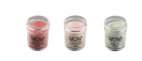 WOW!Trio Vintage Glitter Embossing Glitter Powder Set 3x15ml | Vintage Jade Vintage Romance and Vintage Candy Cane | Befreien Sie Ihre Kreativität und verleihen Sie Ihrer Prägung Glanz WOW!Trio Vintage Glitter Embossing Glitter Powder Set 3x15ml | Vintage Jade Vintage Romance and Vintage Candy Cane | Befreien Sie Ihre Kreativität und verleihen Sie Ihrer Prägung Glanz von Thorness