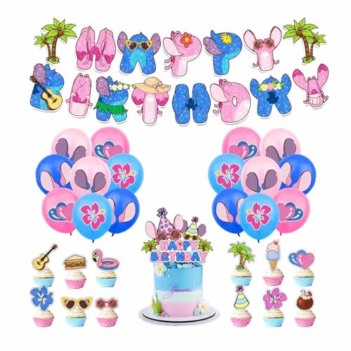 Luftballons Stit Geburtstag Dekorationen Alles Gute Zum Geburtstag Banner für Stit Themed Balloons Party Geburtstagdeko Luftballons Stit Geburtstag Dekorationen Alles Gute Zum Geburtstag Banner für Stit Themed Balloons Party Geburtstagdeko von Thotiy