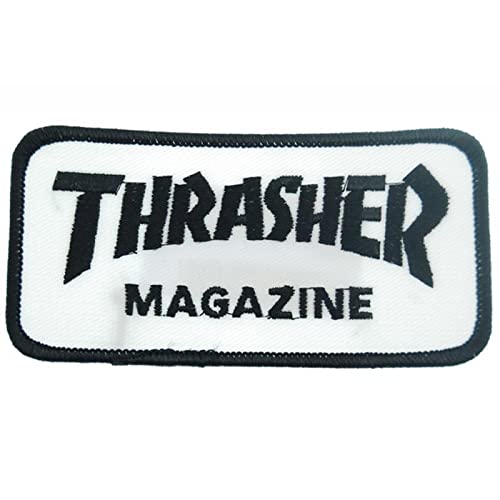 Thrasher Logo White/Black Aufnäher Thrasher Logo White/Black Aufnäher von Thrasher