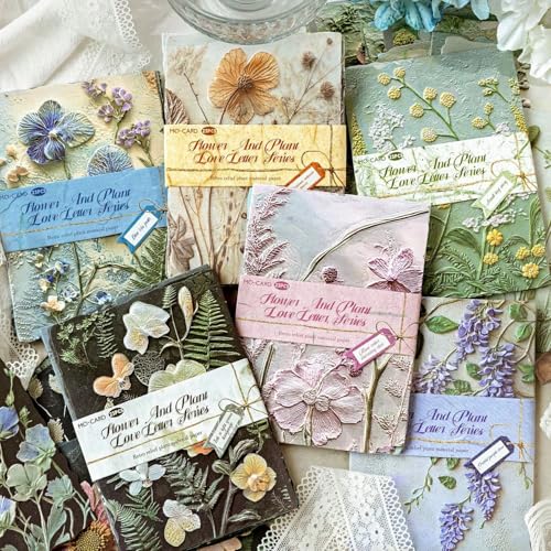 138 Blatt Blumen und Pflanzen Scrapbook Papier Ästhetische Vintage Scrapbooking Supplies Pack Mixed Special Paper for Scrapbooking Planner Bullet Junk Journal Supplies Mixed Media Collage Card 138 Blatt Blumen und Pflanzen Scrapbook Papier Ästhetische Vintage Scrapbooking Supplies Pack Mixed Special Paper for Scrapbooking Planner Bullet Junk Journal Supplies Mixed Media Collage Card von Thrcat
