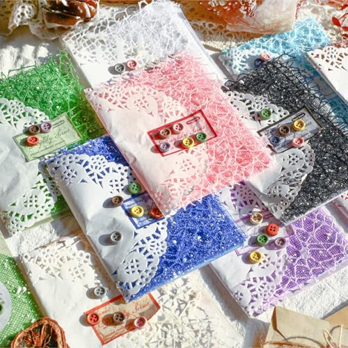320 Blatt strukturiertes Scrapbook-Papier, 10 Farbschemas, gemischtes handgefertigtes Spezialpapier für Scrapbooking, Planer, Bullet Junk, Journaling-Zubehör, Netzstoff, sortiert, 9,9 x 14,9 cm 320 Blatt strukturiertes Scrapbook-Papier, 10 Farbschemas, gemischtes handgefertigtes Spezialpapier für Scrapbooking, Planer, Bullet Junk, Journaling-Zubehör, Netzstoff, sortiert, 9,9 x 14,9 cm von Thrcat