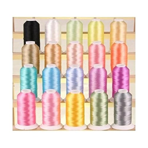 ThreadNanny New Premium Quality Poly Machine Embroidery Threads Pastel Colors by ThreadNanny New Premium Quality Poly Machine Embroidery Threads Pastel Colors by von ThreadNanny