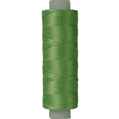 Threadart Perl-Baumwollgarn von Threadart | 75 m Spulen Größe 8 | Perlen-Baumwolle für Freundschaftsarmbänder, Häkeln, Kreuzstich, Nadelspitze, Handstickerei, Frühlingsgrün – Farbe 703 von Threadart