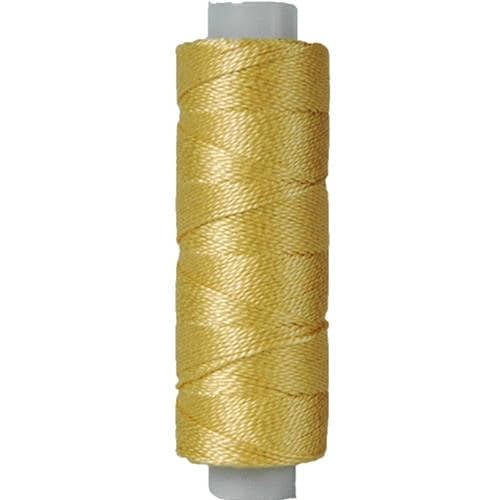 Threadart Perlgarn aus Baumwolle, 75 m Spulen, Größe 8, Perl-Baumwolle für Freundschaftsarmbänder, Häkeln, Kreuzstich, Nadelspitze, Handstickerei, LT Altgold, Farbe 676 Threadart Perlgarn aus Baumwolle, 75 m Spulen, Größe 8, Perl-Baumwolle für Freundschaftsarmbänder, Häkeln, Kreuzstich, Nadelspitze, Handstickerei, LT Altgold, Farbe 676 von Threadart