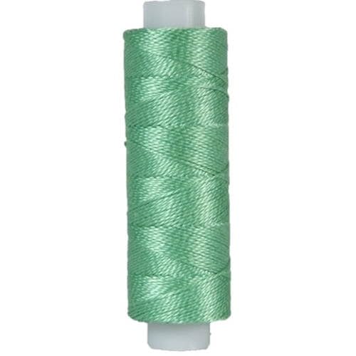 Threadart Perlgarn aus Baumwolle, 75 m Spulen, Größe 8, Perlbaumwolle für Freundschaftsarmbänder, Häkeln, Kreuzstich, Nadelspitze, Handstickerei, Nilgrün, Farbe 954 Threadart Perlgarn aus Baumwolle, 75 m Spulen, Größe 8, Perlbaumwolle für Freundschaftsarmbänder, Häkeln, Kreuzstich, Nadelspitze, Handstickerei, Nilgrün, Farbe 954 von Threadart
