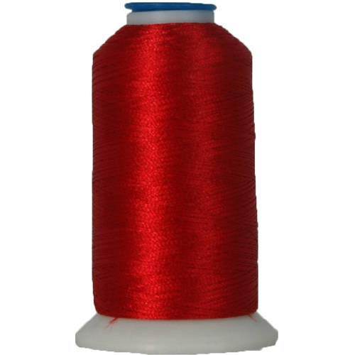 Threadart Polyester-Maschinenstickgarn an der Spule, Nr. 148, Weihnachtsrot, 1000 m, 40 W, Hunderte von Farboptionen Threadart Polyester-Maschinenstickgarn an der Spule, Nr. 148, Weihnachtsrot, 1000 m, 40 W, Hunderte von Farboptionen von Threadart