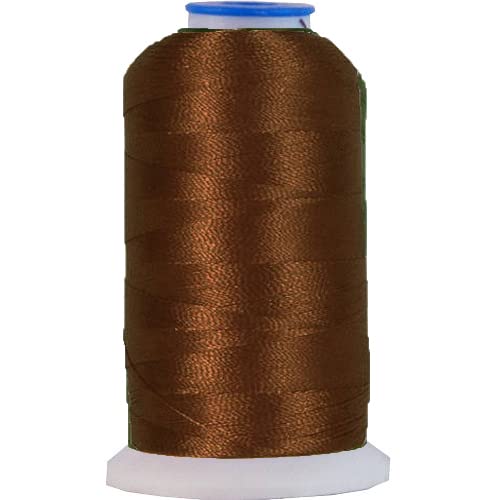 Threadart Polyester-Maschinenstickgarn an der Spule, Nr. 422, Braun, 1000 m, 40 W, Hunderte von Farboptionen Threadart Polyester-Maschinenstickgarn an der Spule, Nr. 422, Braun, 1000 m, 40 W, Hunderte von Farboptionen von Threadart