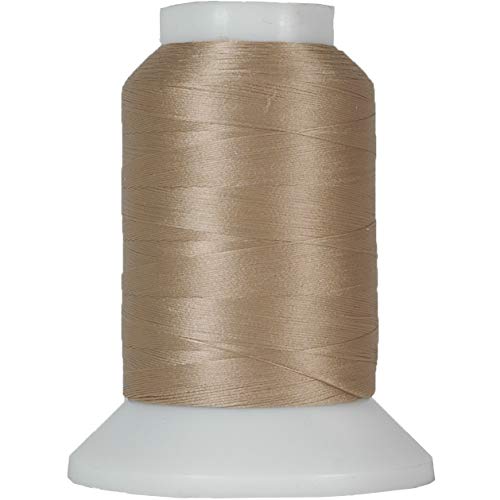 Threadart Wollgarn, dehnbar, 1000 m Spulen, Nylonfaden für Bademode, Dessous, Strickwaren, Beige – Farbe 9105 von Threadart