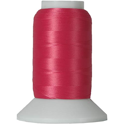 Threadart Wollgarn, dehnbar, 1000 m Spulen, Nylonfaden für Bademode, Dessous, Strickwaren, Dunkelrosa, Farbe 9210 von Threadart