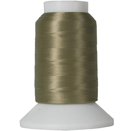 Threadart Wollgarn, dehnbar, 1000 m Spulen, Nylonfaden für Bademode, Dessous, Strickwaren, LT Olive – Farbe 9169 von Threadart