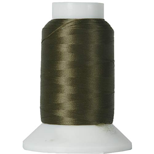 Threadart Wollgarn, dehnbar, 1000 m Spulen, Nylonfaden für Bademode, Dessous, Strickwaren, Olivgrün 9165 von Threadart
