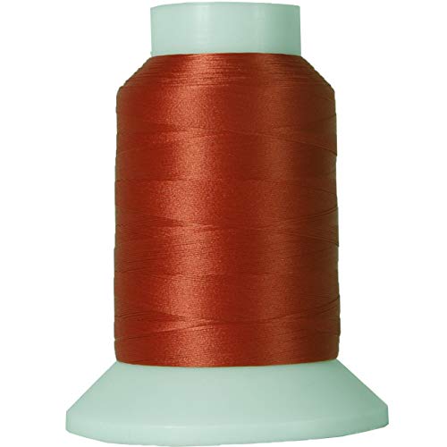 Threadart Wollgarn, dehnbar, 1000 m Spulen, Nylonfaden für Bademode, Dessous, Strickwaren, Rostfarben 9190 von Threadart