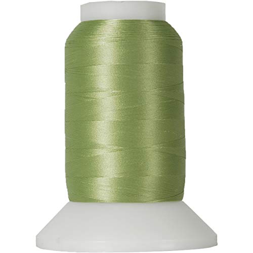 Threadart Wollgarn, dehnbar, 1000 m Spulen, Nylonfaden für Bademode, Dessous, Strickwaren, Salbeigrün, Farbe 9163 von Threadart