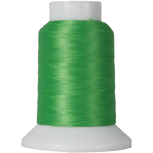 Threadart Wollgarn, dehnbar, 1000 m Spulen, Nylonfaden für Bademode, Dessous, Strickwaren, Wiesengrün, Farbe 9157 von Threadart
