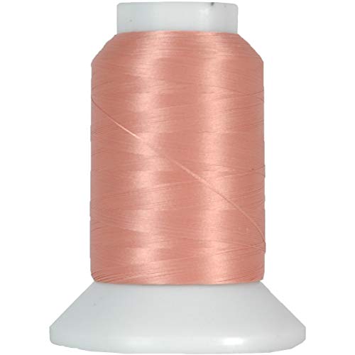 Threadart Wollgarn, dehnbar, 1000 m Spulen, Nylonfaden für Bademode, Dessous, Strickwaren, pfirsichfarben 9198 von Threadart
