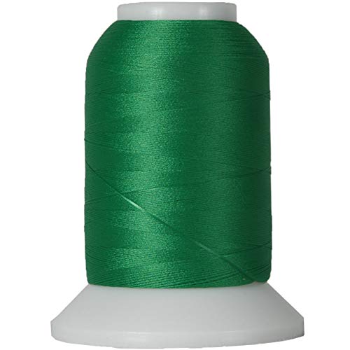 Threadart Wooly Nylonfaden, Nähgarn, dehnbar, 1000 m Spulen, Kelly Green Threadart Wooly Nylonfaden, Nähgarn, dehnbar, 1000 m Spulen, Kelly Green von Threadart
