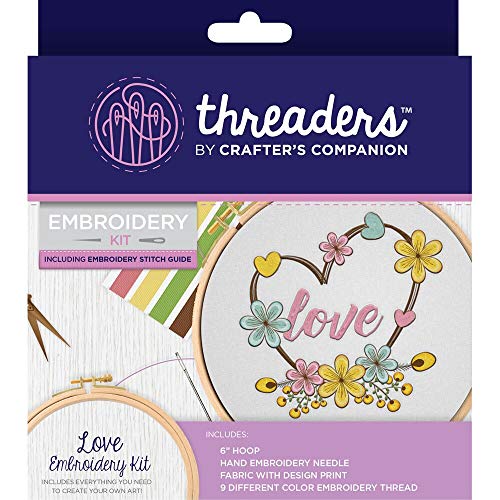 Threaders TH-1299 Stickerei-Liebe, Multi, Einheitsgröße von Threaders