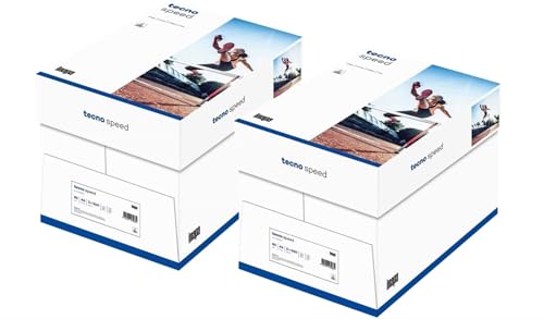 Das weiße Allround-Druckerpapier für den täglichen Gebrauch. Geeignet für alle Drucker und Kopierer Inkjetdrucker DIN A4, 80 g/m²,Hoch Weiß, (5000) von Three Sixty Everyday