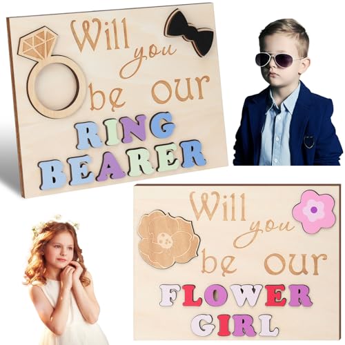 Threehoney Einladungs-Puzzle für Hochzeitsmädchen, 2 Stück, Einladung Will You Be Our Flower Girl Vorschlag Gifts Will You Be Our Ring Bearer Gifts Vorschlag Puzzle Decors Wedding Invitation Threehoney Einladungs-Puzzle für Hochzeitsmädchen, 2 Stück, Einladung Will You Be Our Flower Girl Vorschlag Gifts Will You Be Our Ring Bearer Gifts Vorschlag Puzzle Decors Wedding Invitation von Threehoney