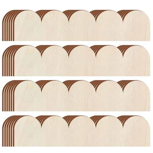 Threehoney Unlackierte dekorative Holzleiste, gewellter Rand, dekorative Holzleiste, niedliche DIY-Zierleiste für Zuhause, Wandschrank, Regal und Fenstertür, 24 Stück, 40 x 8 cm Threehoney Unlackierte dekorative Holzleiste, gewellter Rand, dekorative Holzleiste, niedliche DIY-Zierleiste für Zuhause, Wandschrank, Regal und Fenstertür, 24 Stück, 40 x 8 cm von Threehoney