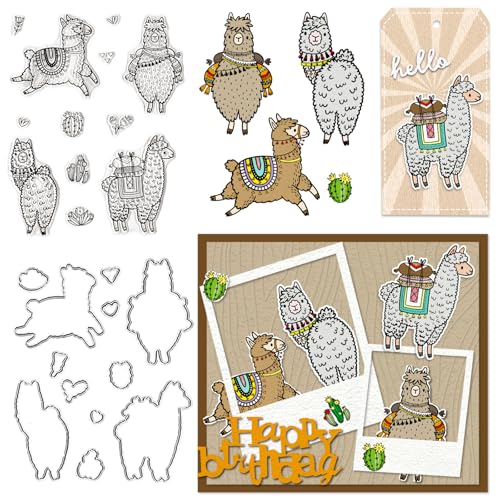 Alpaka-Stempel und Stanzformen für die Kartenherstellung, Blumen, transparenter Stempel und Stanzformen-Sets, Alpaka-Stanzformen, Schaf-Stanzformen, Kaktusblätter, Fotoalbum, Dekor Alpaka-Stempel und Stanzformen für die Kartenherstellung, Blumen, transparenter Stempel und Stanzformen-Sets, Alpaka-Stanzformen, Schaf-Stanzformen, Kaktusblätter, Fotoalbum, Dekor von Threetols