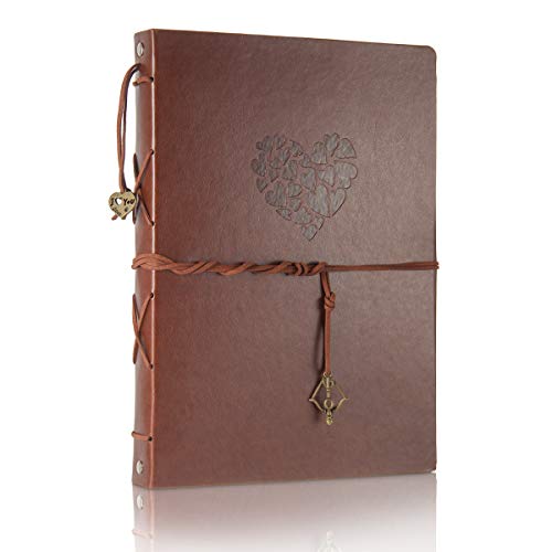 ThxMadam Leder Selbstgestalten Fotoalbum Scrapbook Album Foto Buch Hochzeit Gästebuch Vintage Fotobuch 60 Schwarze Seiten für Weihnachten Geburtstag Jahrestag Geschenk für Mutter Frau Mann Freund ThxMadam Leder Selbstgestalten Fotoalbum Scrapbook Album Foto Buch Hochzeit Gästebuch Vintage Fotobuch 60 Schwarze Seiten für Weihnachten Geburtstag Jahrestag Geschenk für Mutter Frau Mann Freund von ThxMadam
