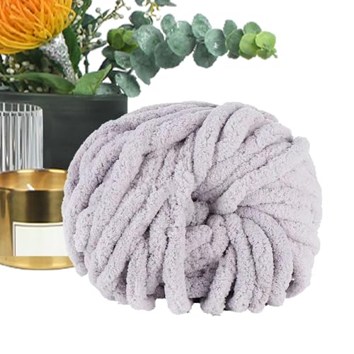 Tiajingzi Garn, Samt-Deckengarn, Häkeln, Basteln, Strickzubehör für Schals, Mützen, Korb, Haustierbett, Babykleidung, Überwurf, Kissen, Decken, 2,4 m von Tiajingzi