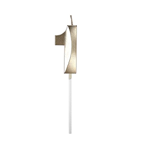 TianWlio Geburtstagskerzen, erweiterte große Zahl, Kerze, Mehrfarbig, 3D-Design, Tortenaufsatz, Dekoration für Jede Feier Kerzenleuchter Silber (B, One Size) von TianWlio