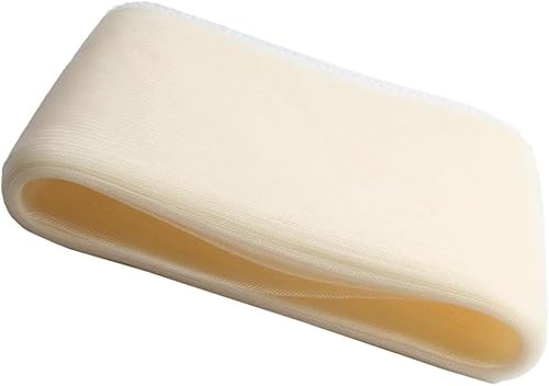 22,7 m steifer Rosshaar-Zopf, breites Polyester-Rosshaar-Zopf, für Geschenkverpackungen, Kleider, Entbeinen, Nähen (Elfenbein) von TianqqYongyong