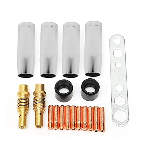 Tiardey 19pcs MB15 15AK Kontaktspitze & Spitzenhalter Diffusor & Schild Cup & Torch Neck Schwei?Brenner Tiardey 19pcs MB15 15AK Kontaktspitze & Spitzenhalter Diffusor & Schild Cup & Torch Neck Schwei?Brenner von Tiardey