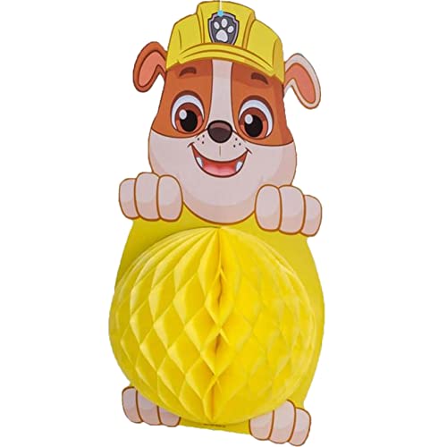 1 Wabenball-Figur * Rumble - PAW Patrol * als Deko für Kindergeburtstag ud Mottoparty | 30cm groß, 15cm Durchmesser, gelb | Polizeihunde Tischdeko Honeycomb Party Geburtstag 1 Wabenball-Figur * Rumble - PAW Patrol * als Deko für Kindergeburtstag ud Mottoparty | 30cm groß, 15cm Durchmesser, gelb | Polizeihunde Tischdeko Honeycomb Party Geburtstag von Tib Heyne